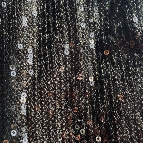 BLQ. MKT Black Sequin Racer Back Cocktail Dress Size Small - Picture 6 of 7